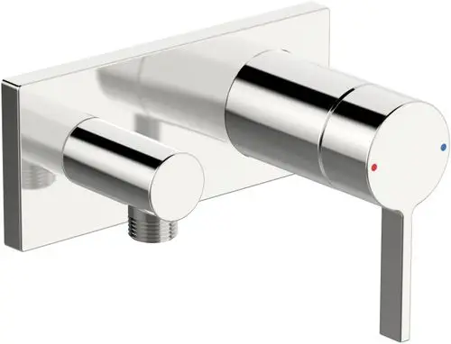 HANSA Einhebelmischer Fertigmontageset für Brausebatterie HANSALOFT 5763 Rosette eckig 4.0 Plattform Chrom, 57639583, Artikel in Kategorie